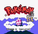 Pokemon of the Past DX Title Screen